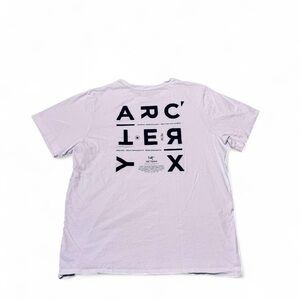 Arc’teryx component ss spellout logo double sided tee white size L mens